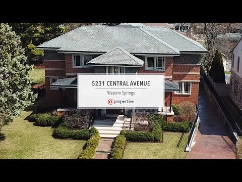5231 Central Avenue, Western Springs, IL home video tour