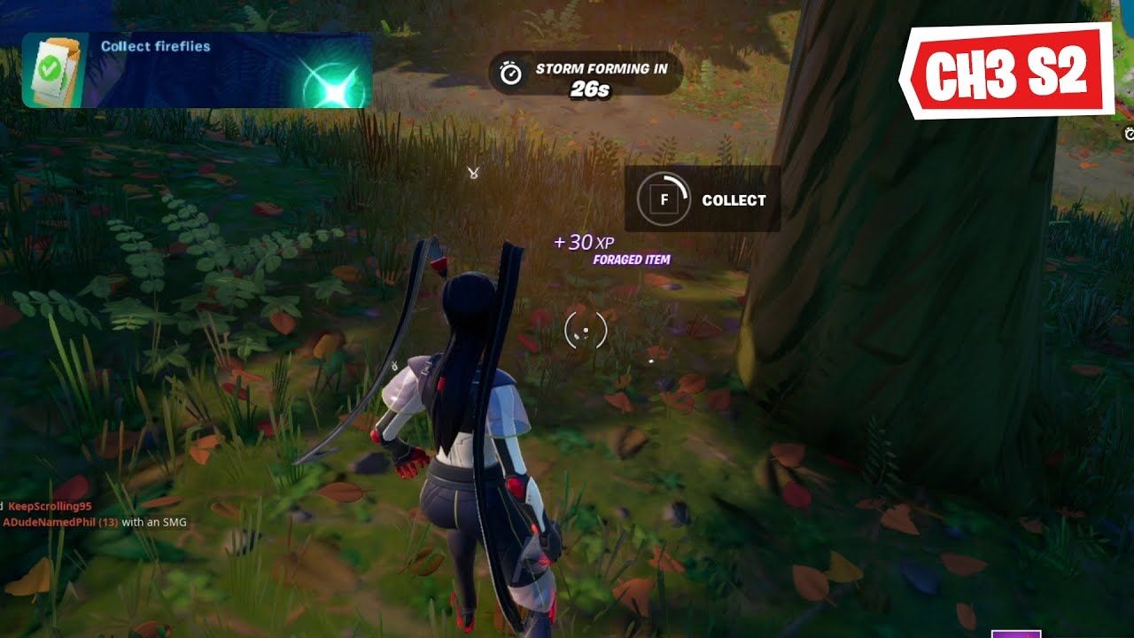 Collect fireflies in Fortnite Chapter 3