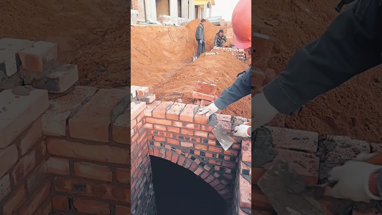 Underground cave building process