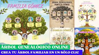 Check out this online family tree generator! 🎨 From Pixar to vintage style in just one click screenshot 2