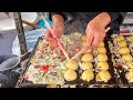 japanese food - takoyaki master amazing skill たこ焼き