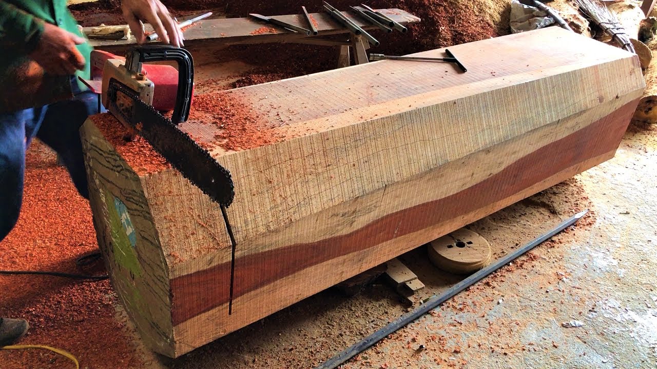 Woodworking Extremely Dangerous Giant Woodturning Skills and