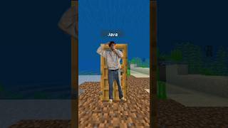 Minecraft java vs bedrock #shorts #minecraftshorts #minecraft