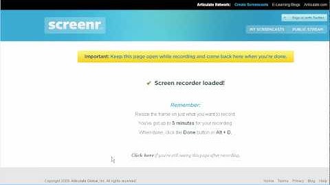 Screenr Tutorial - Record Your Screen and Tweet a Video