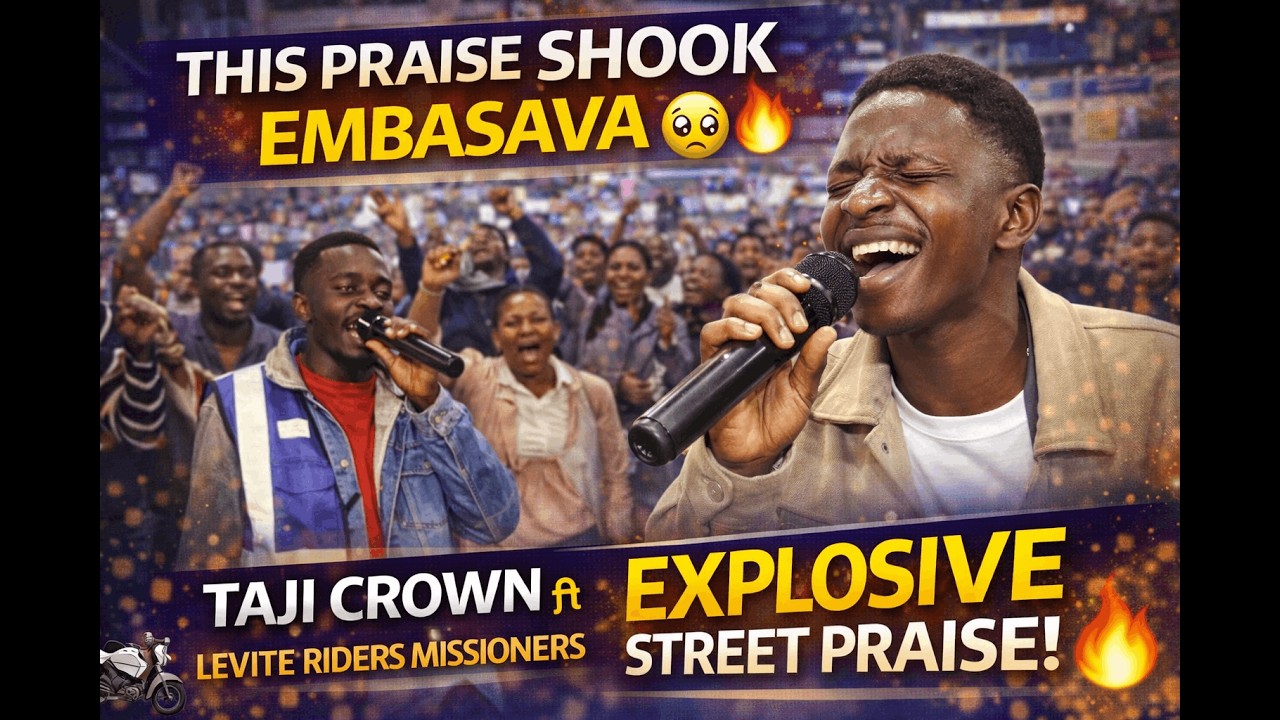 Explosive Street Praise at Embasava | Taji Crown ft Levite Riders Missioners 🔥