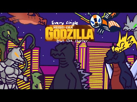 Every Single Heisei Godzilla Movie but like shorter…