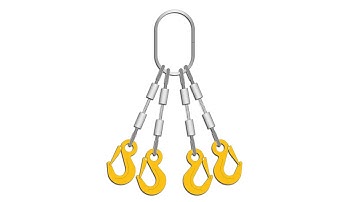 Multiple and Adjustable Chain Lifting Slings