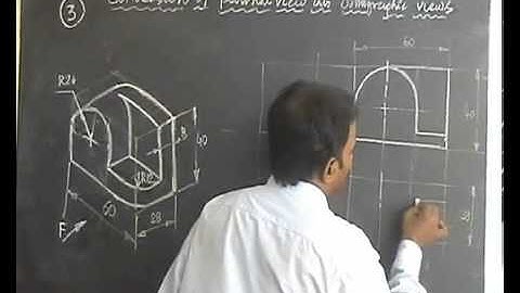 Engineering graphics MADE EASY by Prof.Dr R.Edison free hand sketching Problem 03