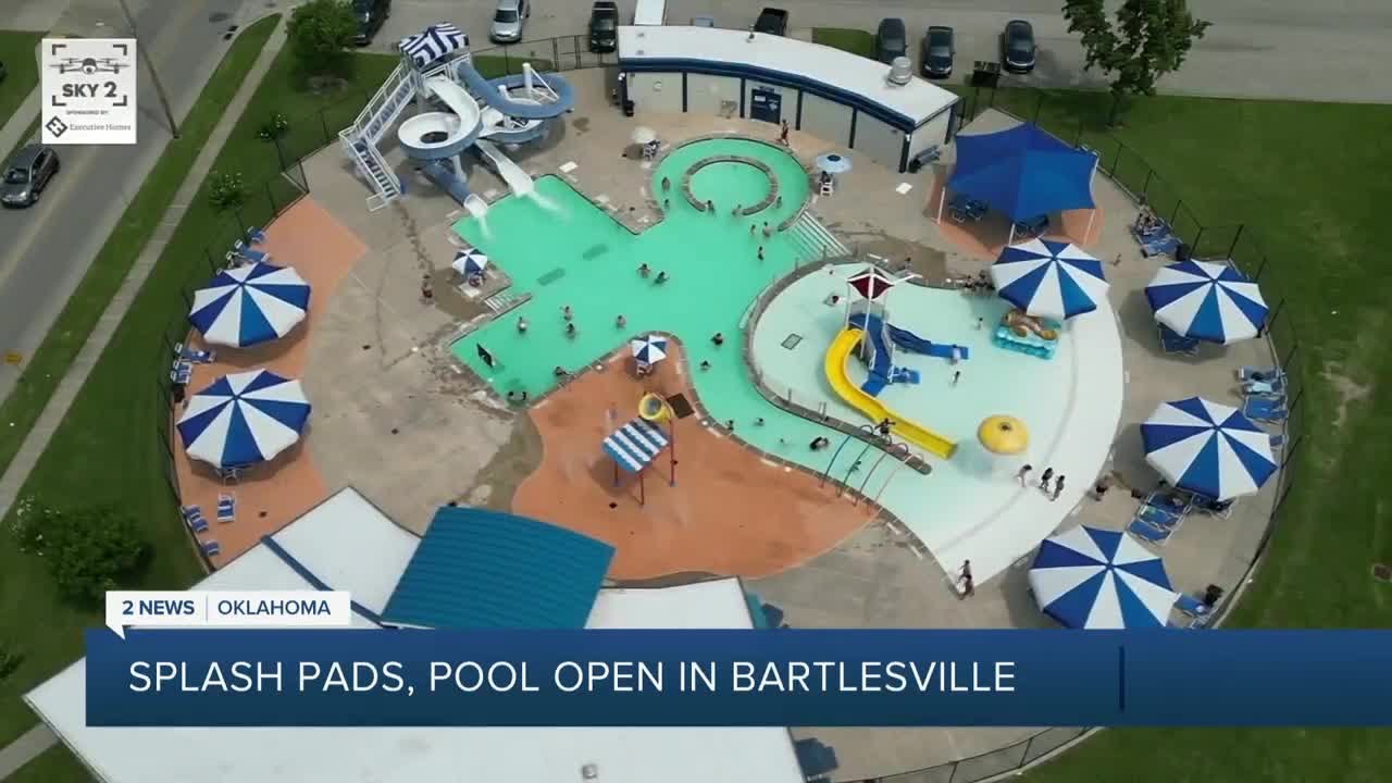 Splash Pads, Pool Open in Bartlesville YouTube