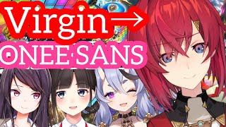 【Nijisanji】Three onee sans gang up on a virgin【Ange Katrina】VTuber sub