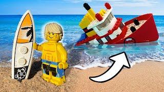 I Built The Beach in Lego!
