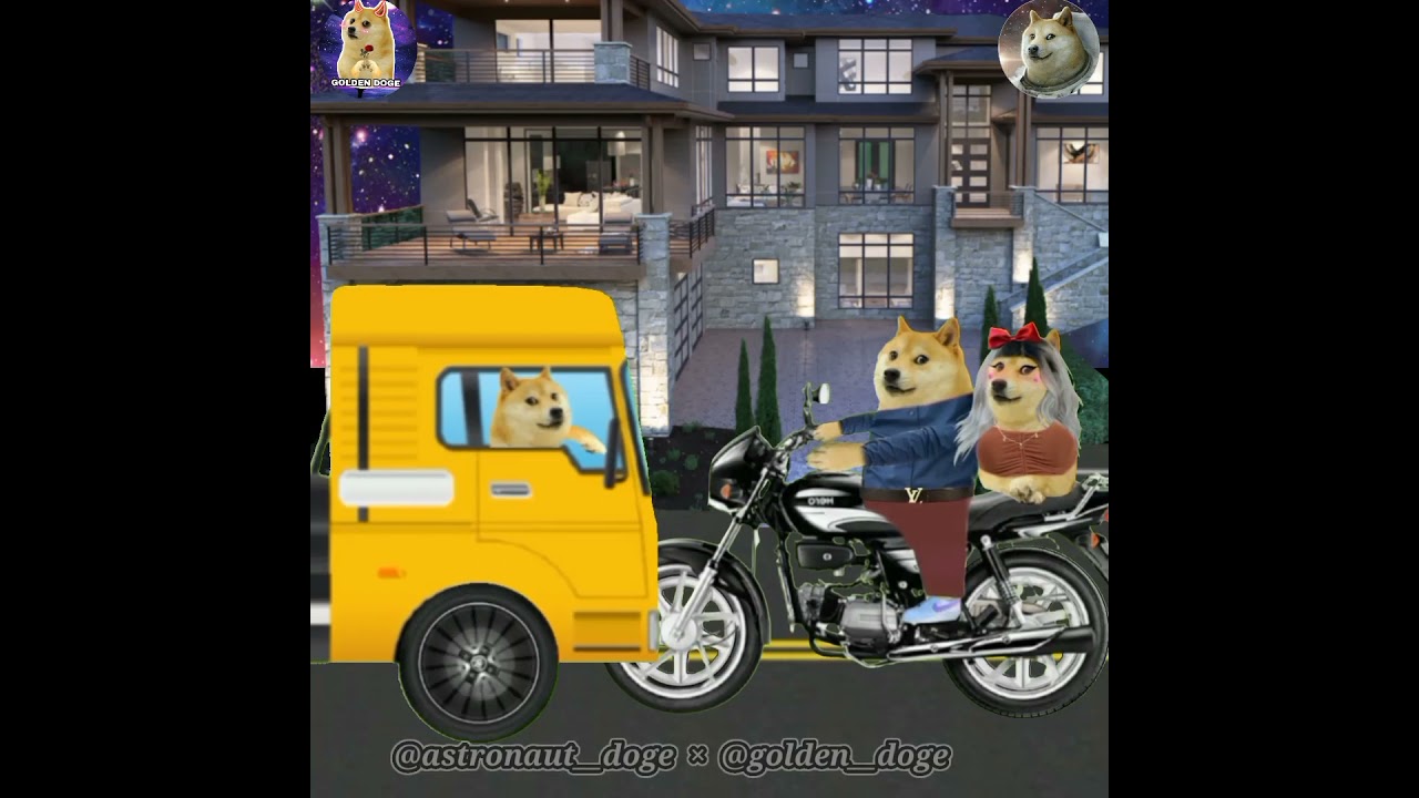 Sad Love story || Cheems Doge || Astronaut Doge || C/W : @GOLDEN__DOGE