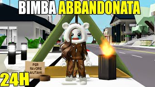 24 ORE DA BIMBA ABBANDONATA SU BROOKHAVEN ROBLOX!