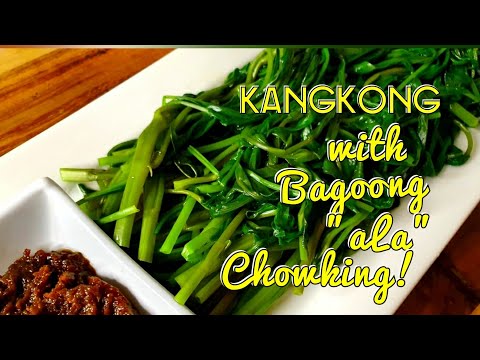 How To Blanch Kangkong