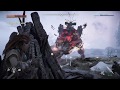 Horizon Zero Dawn Killing big corrupted machine ThanderJaw