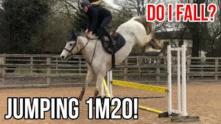 JUMPING MY HORSE | DID I FALL?