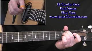 Paul Simon El Condor Pasa | Guitar Play Thru (Sesame Street Version)
