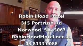 Matthew Binns - Robin Hood Hotel  Adelaide