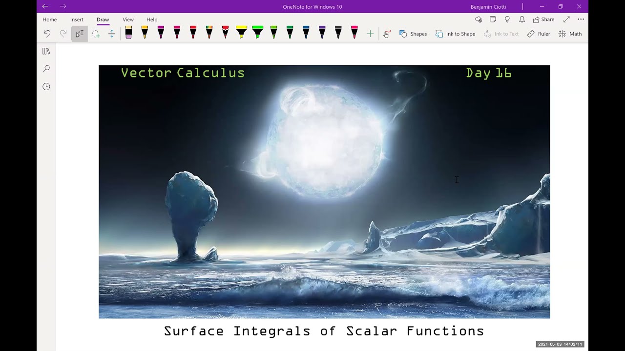 Examples on Surface Integrals of Scalar Functions