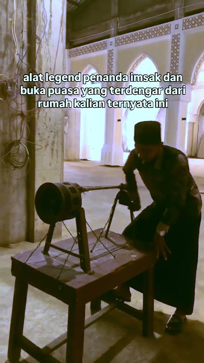 TERNYATA INI SUMBER SUARA IMSAK ? BARU TAHU ?