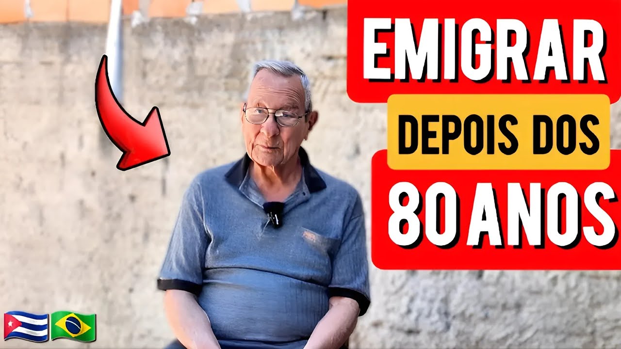 “Emigrar aos 82 anos é difícil. Minha rotina mudou no Brasil 🇨🇺➡️🇧🇷” Vovô cubano morando no Brasil.