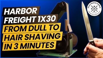 Harbor Freight 1x30 Sharp In 3 Minutes