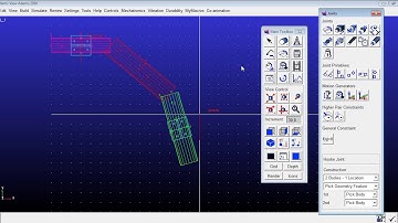 Hook joint creation in MSC ADAMS
