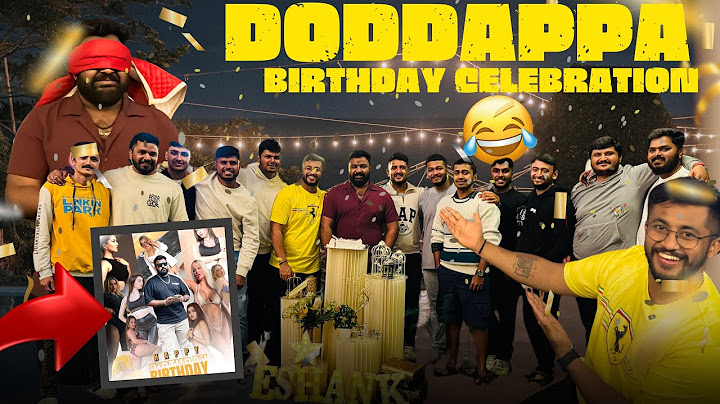 Dodappa's Birthday Celebration Vlog! 🎂🎁| 18+ Only🔞😂| @sujeethgowdru