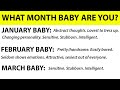 What Month Baby Are You? The Truth Behind Your Birth Month