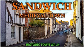Красивый средневековый город Англия - историческая прогулка в средневековом городе СЭНДВИЧ