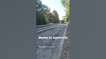 This is how a bus changes from the rails to the road on Adelaide Bus o