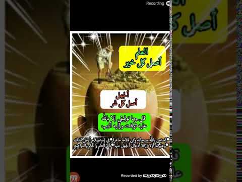 العلم أصل كل خير ألجهل أصل كل شر يعني الجاهل حاظنة الشيطان لتفقيس بيض الفتن فيك