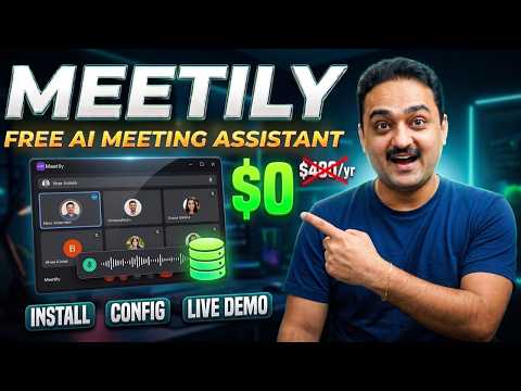 Meetily – Open Source AI Meeting Assistant and Note Taker | 100% Local, No Cloud, Full Setup & Demo