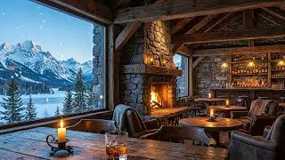 Cozy Celtic Tavern in Winter ❄️ Fireplace Ambience &amp; Relaxing Medieval Music [No Ads]