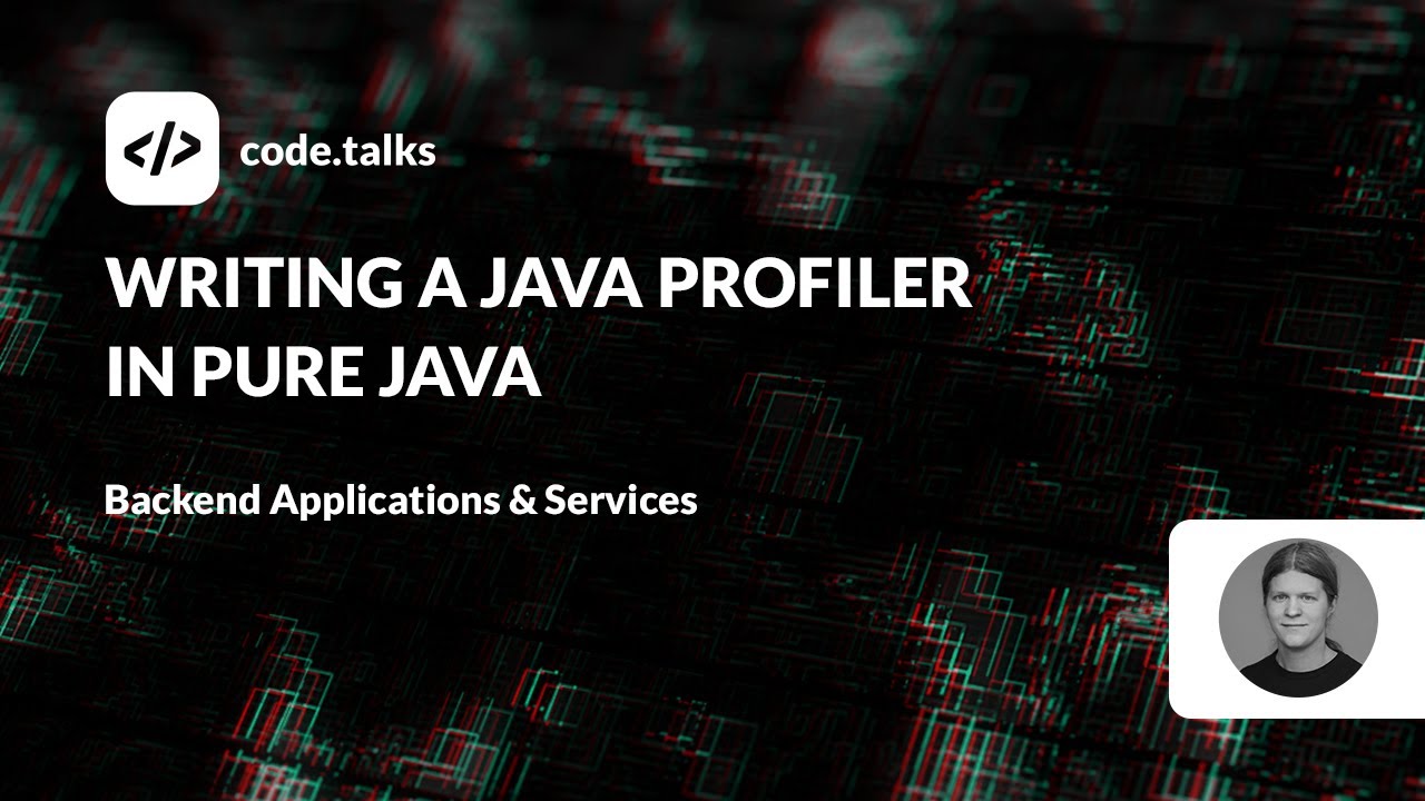 code.talks 23 - Writing a Java Profiler in Pure Java - YouTube