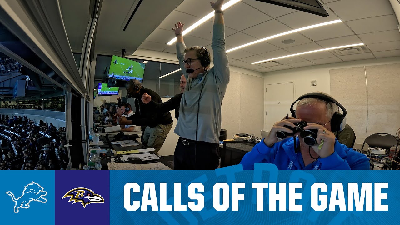 Calls of the Game: Detroit picks up a BIG road win in Baltimore | Lions at Ravens