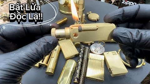 Bật lửa cổ _ Bật lửa xăng đá _ Bật lửa độc lạ. Ngày 12/11 #đồcổcầnthơ #batluaco #batluaxang