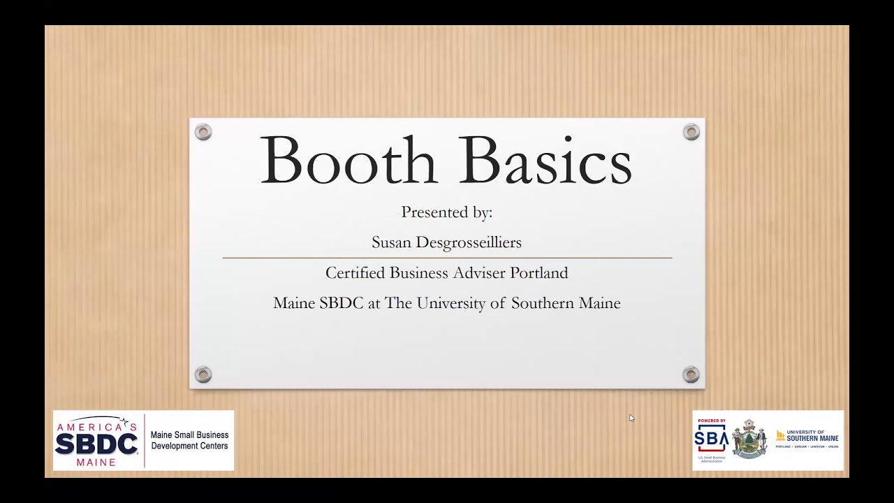 Small Business Essentials Series offered in Bucksport - Maine SBDC