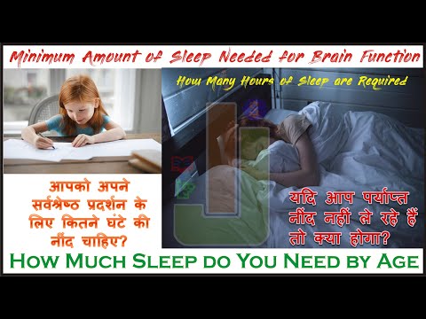 How Many Hours of Sleep are Required | How Much Sleep do You Need by Age | Sleep Needed for Brain
