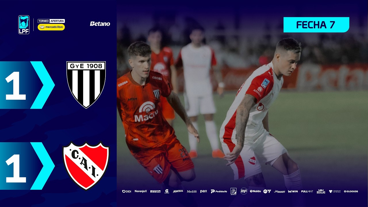 GIMNASIA DE MENDOZA 1 - 1 INDEPENDIENTE | Resumen del partido | #TorneoMercadoLibre 2026 🏆