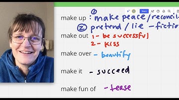 Phrasal Verbs  Make Up, Make Out, Make Over, Make It, Make Fun of