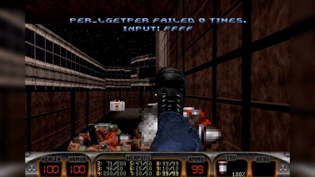 Duke Nukem 3D Saturn (Analog Control) - E3L4 (L.A. Rumble) | Yaba Sanshiro 1.16.7