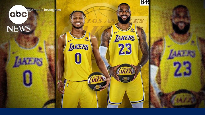 LA Lakers draft Bronny James
