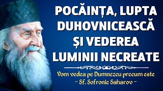 Pocăința, lupta duhovnicească și Lumina necreată - Sf. Sofronie Saharov