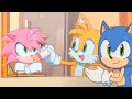 Sonic and tails use amy as a doll