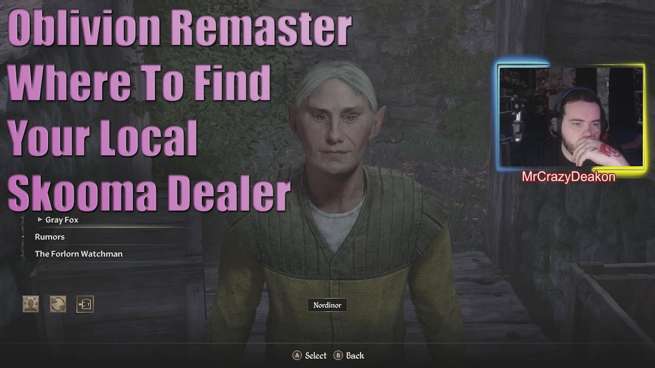 Oblivion Remaster Where To Find Your Local Skooma Dealer YouTube