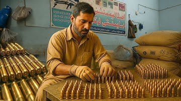 How Hundreds of 9mm Ammo Bullets Are Manufactured - Incredible Production Process