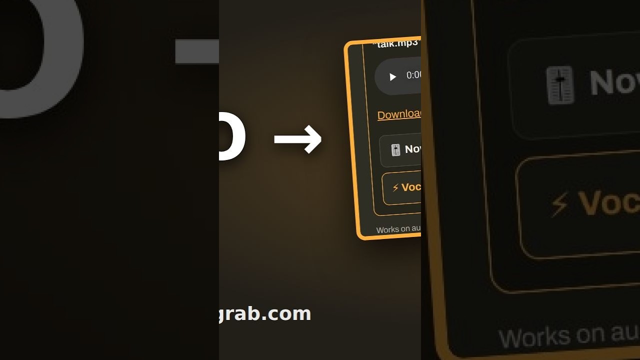 Extract the Audio From a Video — Free MP3, No Signup