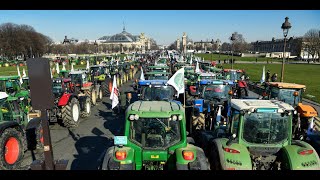 Plusieurs centaines d’agriculteurs ont défilé sur Paris contre la législation sur les pesticides