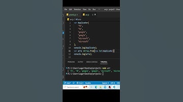 this method is so useful for remove duplicate element | javascript #programming #javascript #coding